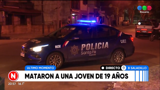 Nuevo crimen en Rosario: mataron a una joven de 19 años en Saladillo