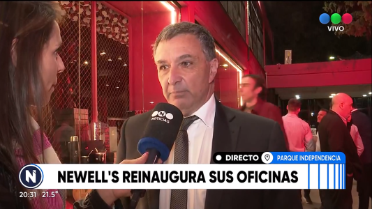 Newell´s reinauguró sus oficinas en el Parque Independencia