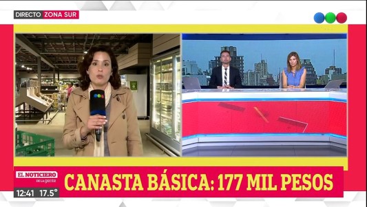 Precios por las nubes: la canasta básica se fue a 177 mil pesos