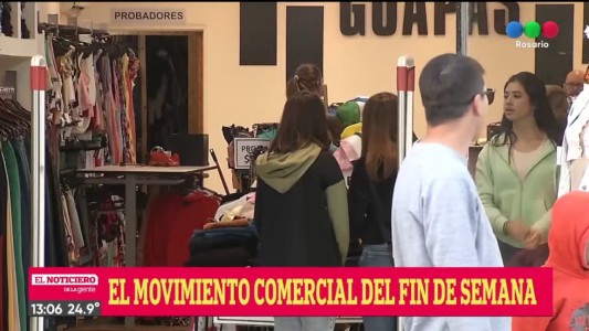Cómo es el movimiento en el centro rosarino por el feriado