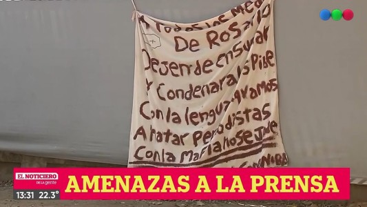 Aparecieron pintadas con graves amenazas de muerte a periodistas