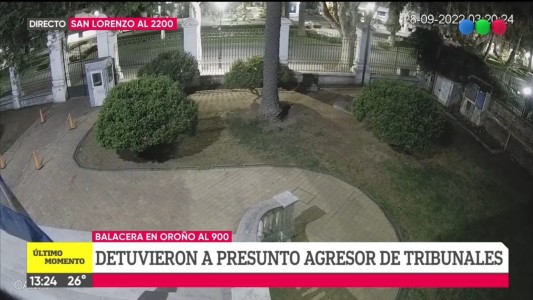 Detuvieron al presunto autor de la balacera contra Tribunales Federales