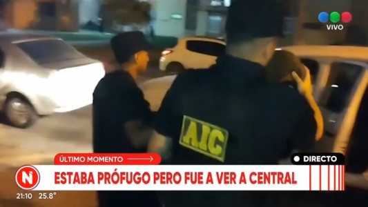 Por el partido de Central cayó "Nenu", integrante de la banda de Mauro Gerez