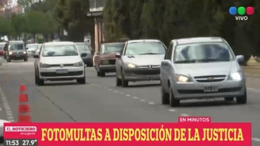 Fotomultas a disposición de la justicia