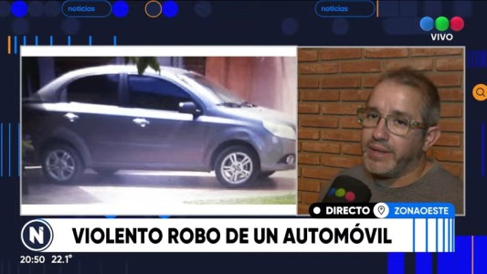 Madre e hijo sufrieron violento robo de auto en zona oeste