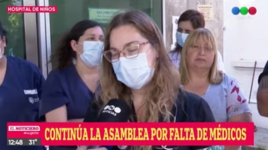 Continúa el paro en el Hospital de Niños: piden más médicos y salarios dignos