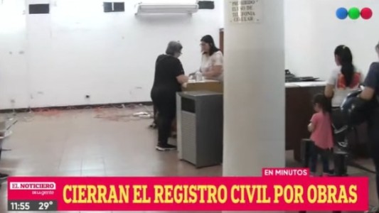Restringen la atención en la oficina central del Registro Civil