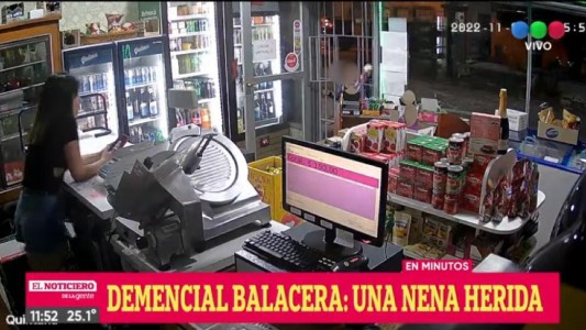 Balearon a una nena de 6 años en brutal ataque con ametralladora