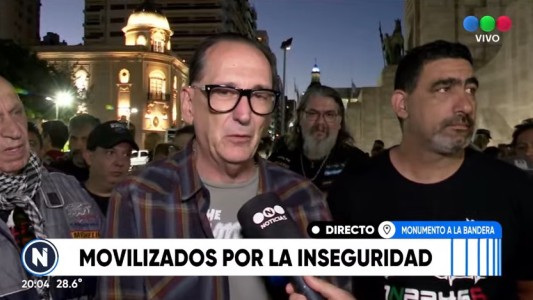 Motociclistas rosarinos movilizados por la inseguridad