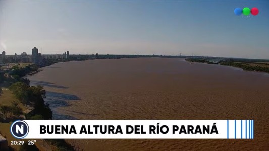 Optimismo y precauciones tras la crecida del nivel del río Paraná