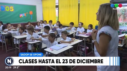 Es oficial: las clases terminarán el 23 de diciembre