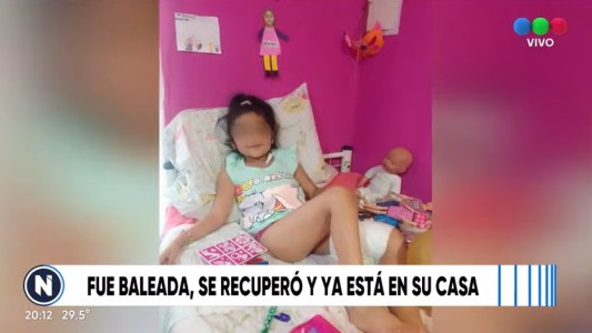 El milagro de Ángeles, la nena baleada que recibió el alta