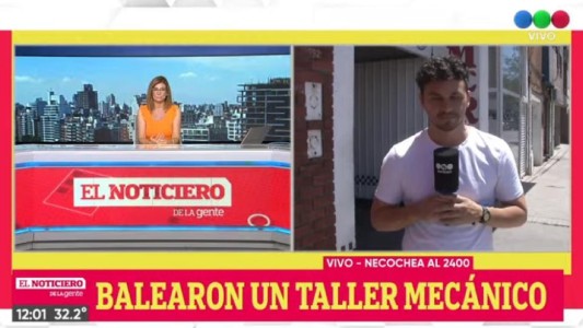 Plata o plomo: mafias balearon taller mecánico de zona sur