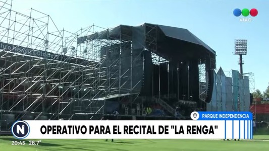Preparan recaudos para el show de La Renga en cancha de Newell's