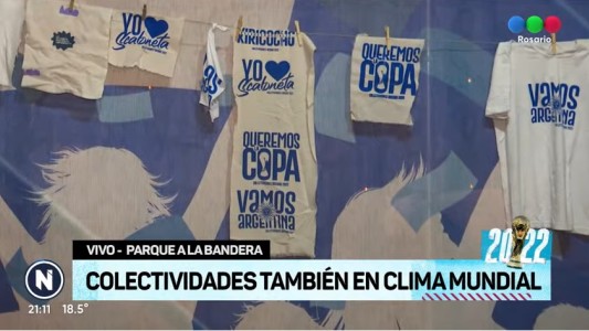 Colectividades cerró con clima mundialista