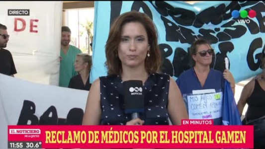 Precariedad laboral: reclamo de médicos del hospital Gamen