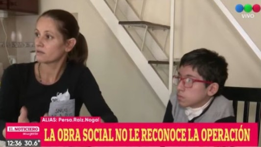 Lucio necesita una cirugía con urgencia y su obra social no responde