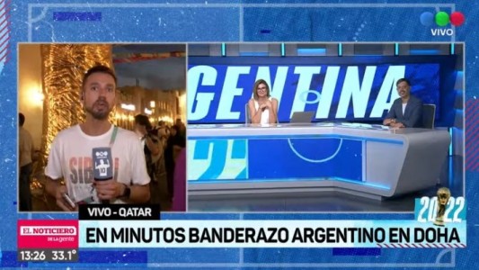 Otro multitudinario banderazo argentino en Doha