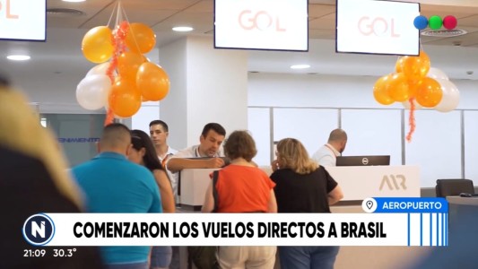 Reanudan vuelos directos a Brasil desde el aeropuerto de Rosario