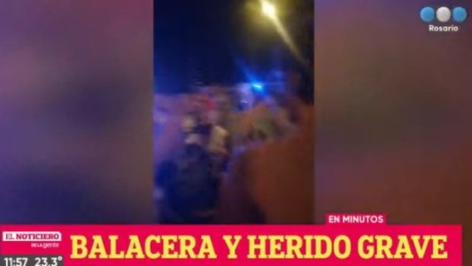 Feroz balacera: un hombre de 45 años pelea por su vida