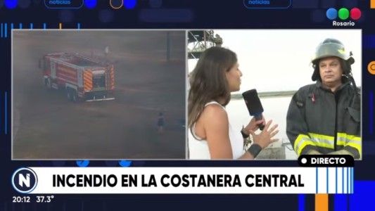 Incendio en la costanera central