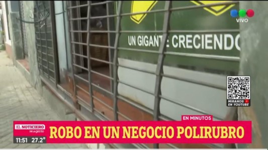 Delincuentes robaron a un almacén en Paraguay al 2600