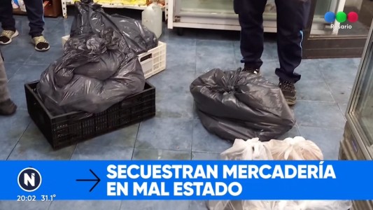 Secuestraron más de 100 kg de alimentos para la venta en mal estado