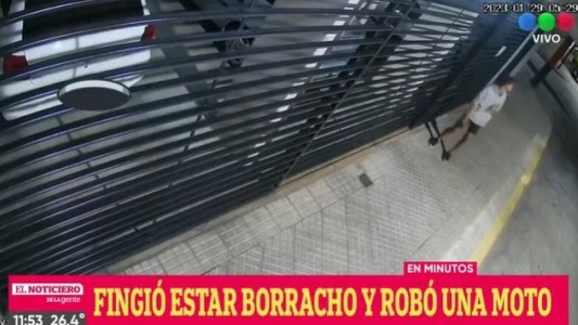 Un ladrón forzó un portón de un edificio en Echesortu y se llevó una moto