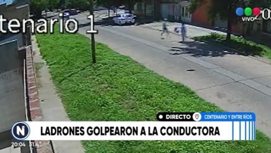 Video: violento asalto a una trabajadora a plena luz del día