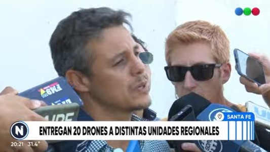 Seguridad: entregan 20 drones para distintos departamentos de la provincia