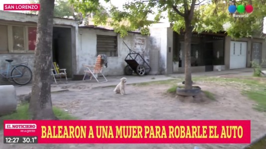 Balearon a una mujer a la que intentaron robarle el auto