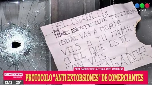 Crearán un protocolo ante extorsiones a comerciantes