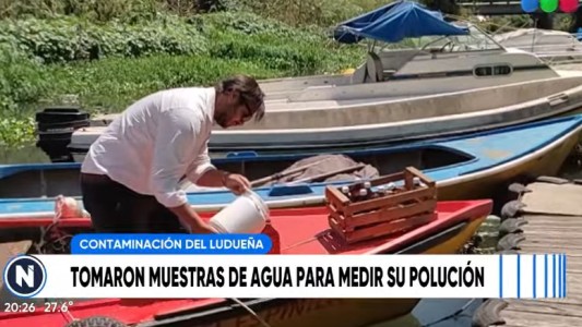 Tomaron muestras para determinar causas de muerte de peces en el arroyo Ludueña