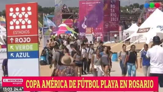 Se viene la Copa América de Fútbol Playa en la ex rural