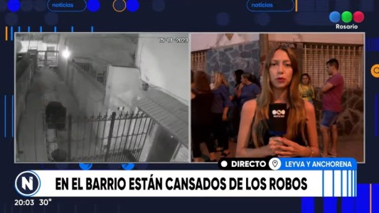 Hartos de los robos, vecinos de zona sur salieron a la calle a reclamar seguridad