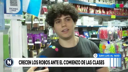 Denuncian reiterados robos en librería céntrica previo al comienzo de clases
