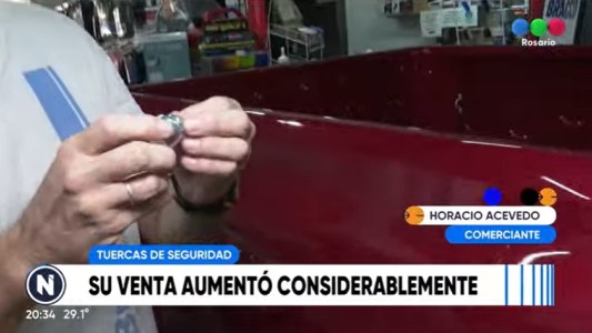 Por ola de robos de ruedas aumentó la venta de bulones antirrobo
