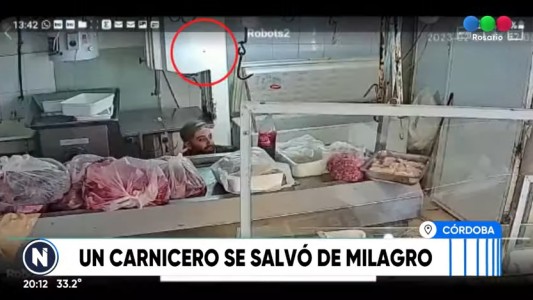 Impactante: carnicero evitó un tiro en la cabeza y salvó su vida de milagro