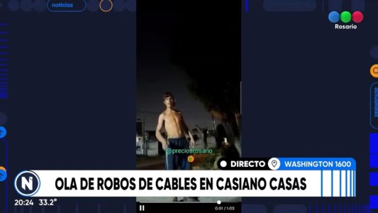 Vecinos aterrorizados por ladrones de cables en barrio Casiano Casas