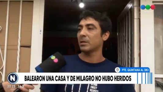 Familia aterrorizada: le balearon la casa y tienen tres niños