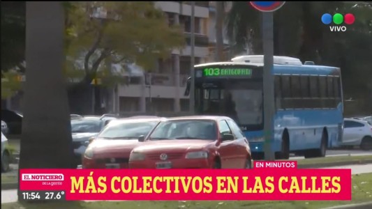 Empiezan a funcionar 145 colectivos en Rosario