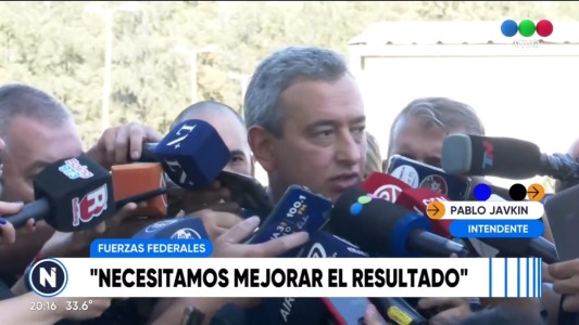 Javkin: "Más allá del número de efectivos federales, acá hay que mejorar el resultado"