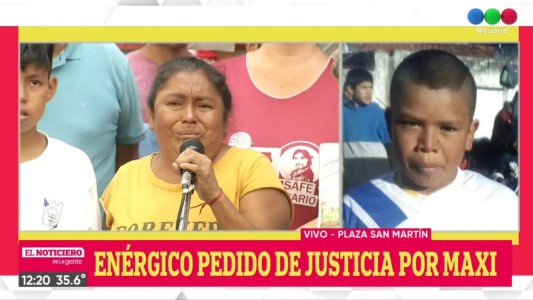 Familiares, allegados y vecinos del niño asesinado marcharon para reclamar de justicia