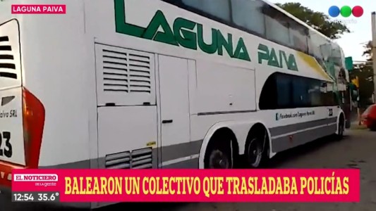 Balearon un micro que trasladaba a personal del Servicio Penitenciario a la Cárcel de Piñero