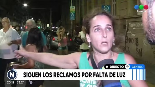 Por falta de luz, nuevo reclamo de vecinos del centro rosarino