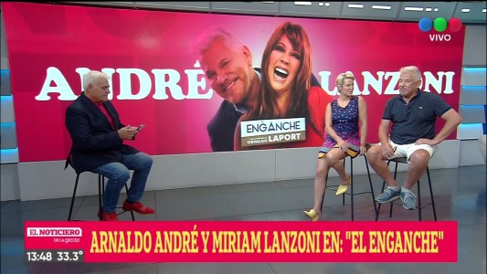 Previo al debut en Rosario, Arnaldo André dio detalles de "El Enganche"