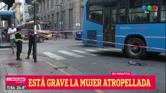 Colectivo atropelló a una abuela que sufrió amputación de una pierna