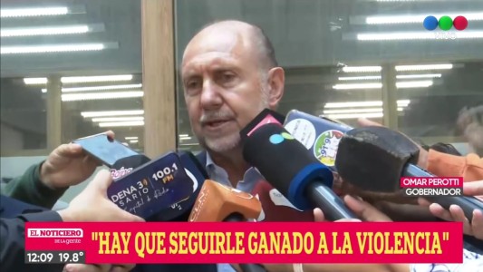Perotti habló sobre amenazas a escuelas rosarinas: “Los violentos no pueden ganar”