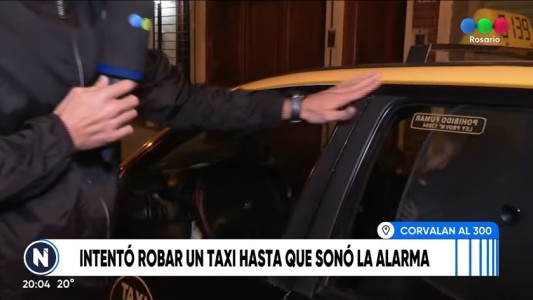 Vivía en el barrio, tiene salidas transitorias de la cárcel y quiso robarse un taxi