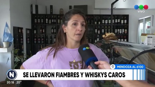 Robaron un local de vinos y fiambres: se llevaron los productos más caros